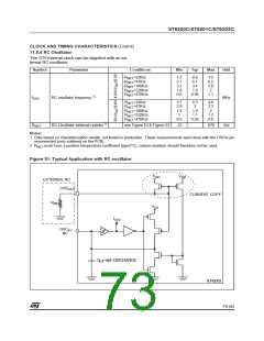 浏览型号ST62T03CN3/CCC的Datasheet PDF文件第73页