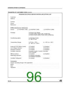 浏览型号ST62T03CN3/CCC的Datasheet PDF文件第96页