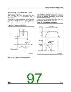 浏览型号ST62T03CN3/CCC的Datasheet PDF文件第97页