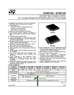 浏览型号ST90135M6的Datasheet PDF文件第1页