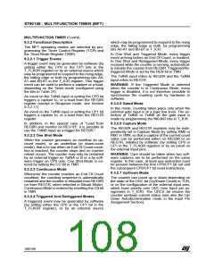 浏览型号ST90135M6的Datasheet PDF文件第108页