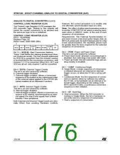 浏览型号ST90135M6的Datasheet PDF文件第176页