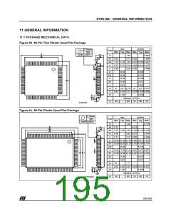 浏览型号ST90135M6的Datasheet PDF文件第195页