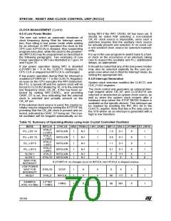 浏览型号ST90135M6的Datasheet PDF文件第70页