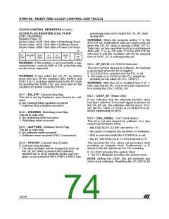 浏览型号ST90135M6的Datasheet PDF文件第74页