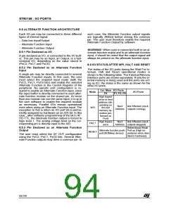 浏览型号ST90135M6的Datasheet PDF文件第94页