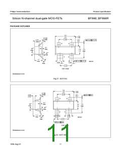 浏览型号BF998/T1的Datasheet PDF文件第11页