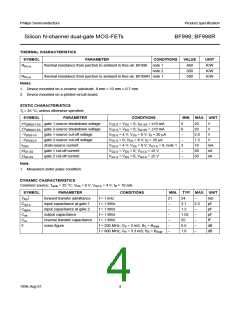 浏览型号BF998/T1的Datasheet PDF文件第4页