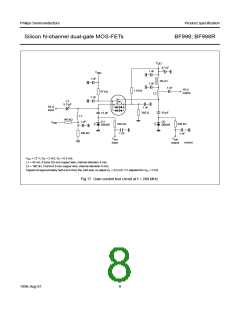 浏览型号BF998/T1的Datasheet PDF文件第8页