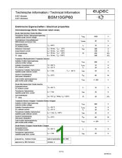 浏览型号BSM10GP60的Datasheet PDF文件第1页