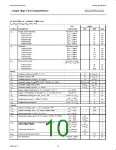浏览型号PCB80C552-5-16WP/07的Datasheet PDF文件第10页