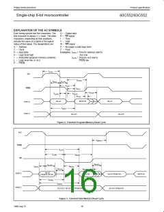 浏览型号PCB80C552-5-16WP/07的Datasheet PDF文件第16页