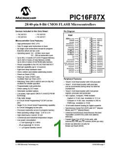 浏览型号PIC16F877T-20PQ的Datasheet PDF文件第1页