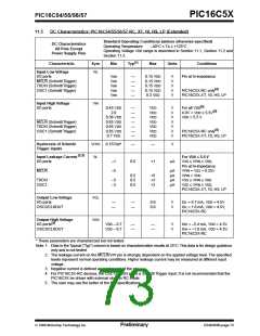 浏览型号PIC16C54C-04I/P的Datasheet PDF文件第73页