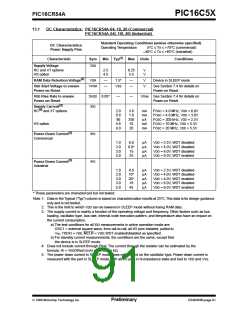 浏览型号PIC16C54C-04I/P的Datasheet PDF文件第91页
