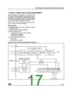 浏览型号ST72254G1B1的Datasheet PDF文件第17页