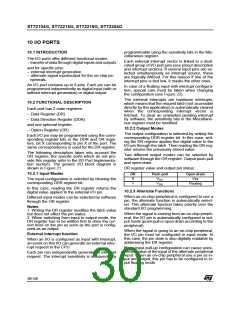 浏览型号ST72254G1B1的Datasheet PDF文件第30页