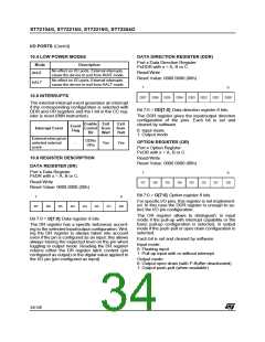 浏览型号ST72254G1B1的Datasheet PDF文件第34页