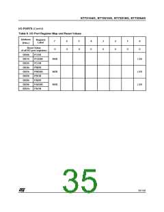 浏览型号ST72254G1B1的Datasheet PDF文件第35页