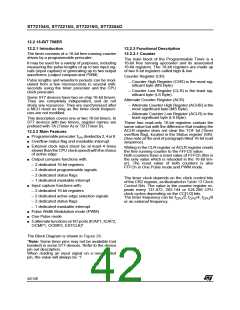 浏览型号ST72254G1B1的Datasheet PDF文件第42页
