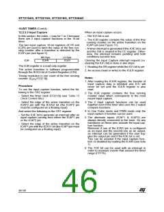 浏览型号ST72254G1B1的Datasheet PDF文件第46页