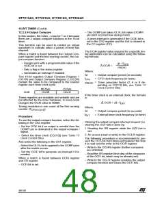 浏览型号ST72254G1B1的Datasheet PDF文件第48页