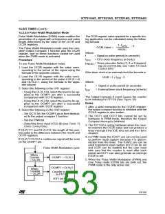 浏览型号ST72254G1B1的Datasheet PDF文件第53页