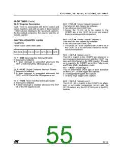 浏览型号ST72254G1B1的Datasheet PDF文件第55页