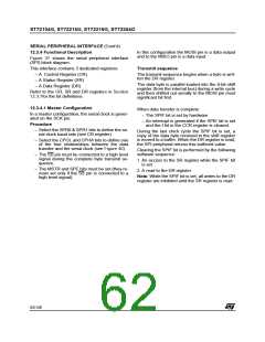 浏览型号ST72254G1B1的Datasheet PDF文件第62页
