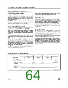 浏览型号ST72254G1B1的Datasheet PDF文件第64页