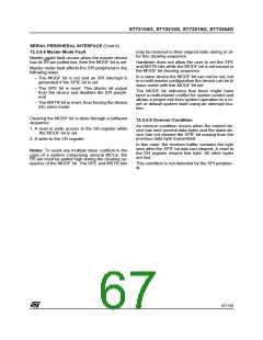 浏览型号ST72254G1B1的Datasheet PDF文件第67页