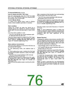 浏览型号ST72254G1B1的Datasheet PDF文件第76页
