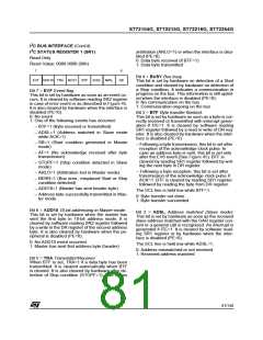浏览型号ST72254G1B1的Datasheet PDF文件第81页