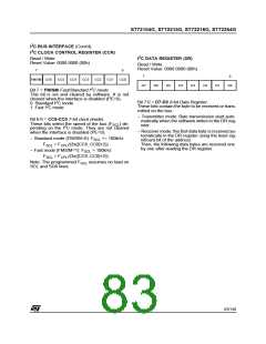 浏览型号ST72254G1B1的Datasheet PDF文件第83页