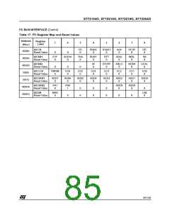 浏览型号ST72254G1B1的Datasheet PDF文件第85页