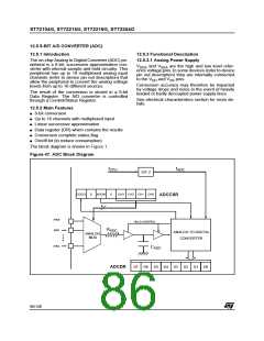 浏览型号ST72254G1B1的Datasheet PDF文件第86页