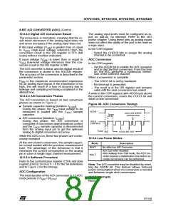 浏览型号ST72254G1B1的Datasheet PDF文件第87页