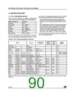 浏览型号ST72254G1B1的Datasheet PDF文件第90页