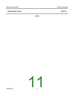 浏览型号BAS16/T1的Datasheet PDF文件第11页