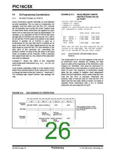 浏览型号PIC16C54C-04I/SO的Datasheet PDF文件第26页