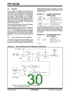 浏览型号PIC16C54C-04I/SO的Datasheet PDF文件第30页