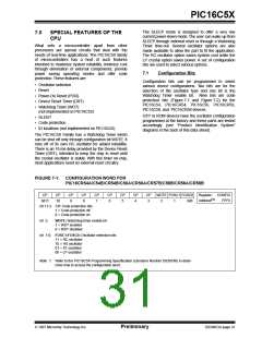 浏览型号PIC16C54C-04I/SO的Datasheet PDF文件第31页