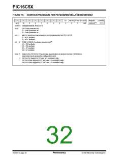 浏览型号PIC16C54C-04I/SO的Datasheet PDF文件第32页