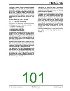 浏览型号PIC17C752T-25I/P的Datasheet PDF文件第101页