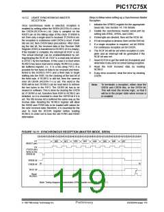 浏览型号PIC17C752T-25I/P的Datasheet PDF文件第119页