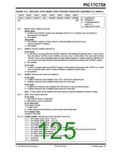 浏览型号PIC17C752T-25I/P的Datasheet PDF文件第125页