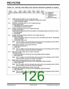 浏览型号PIC17C752T-25I/P的Datasheet PDF文件第126页
