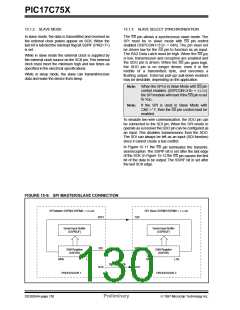 浏览型号PIC17C752T-25I/P的Datasheet PDF文件第130页