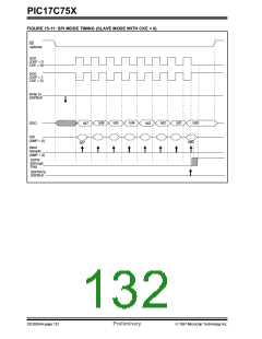 浏览型号PIC17C752T-25I/P的Datasheet PDF文件第132页