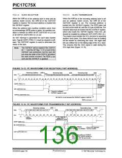 浏览型号PIC17C752T-25I/P的Datasheet PDF文件第136页